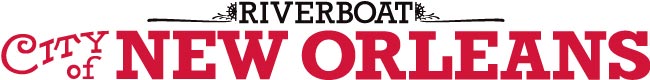 Riverboat CITY of NEW ORLEANS horizontal logo