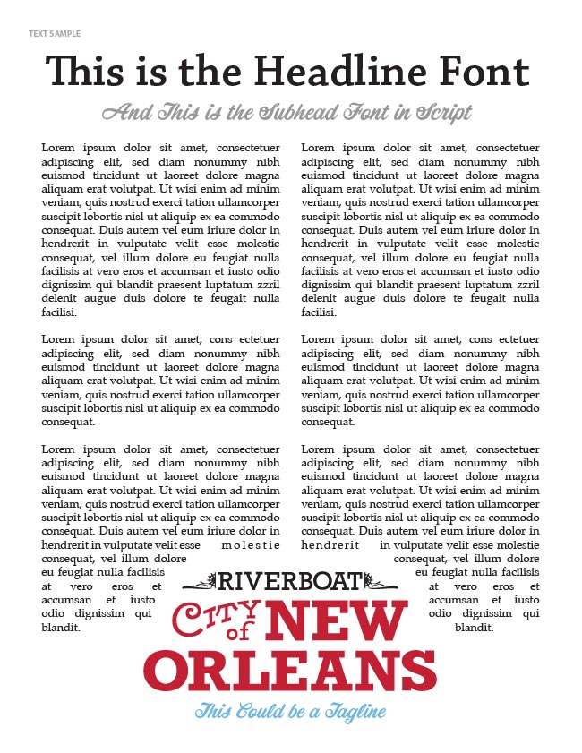 Riverboat CITY of NEW ORLEANS style guide back