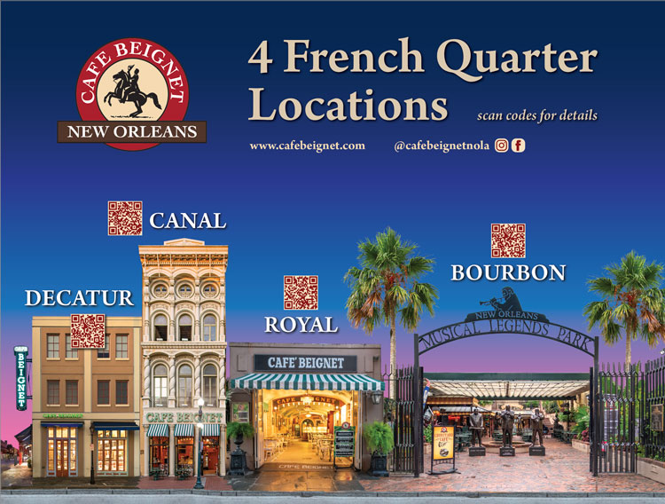 Cafe Beignet locations