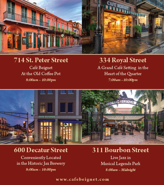 Cafe Beignet brochure