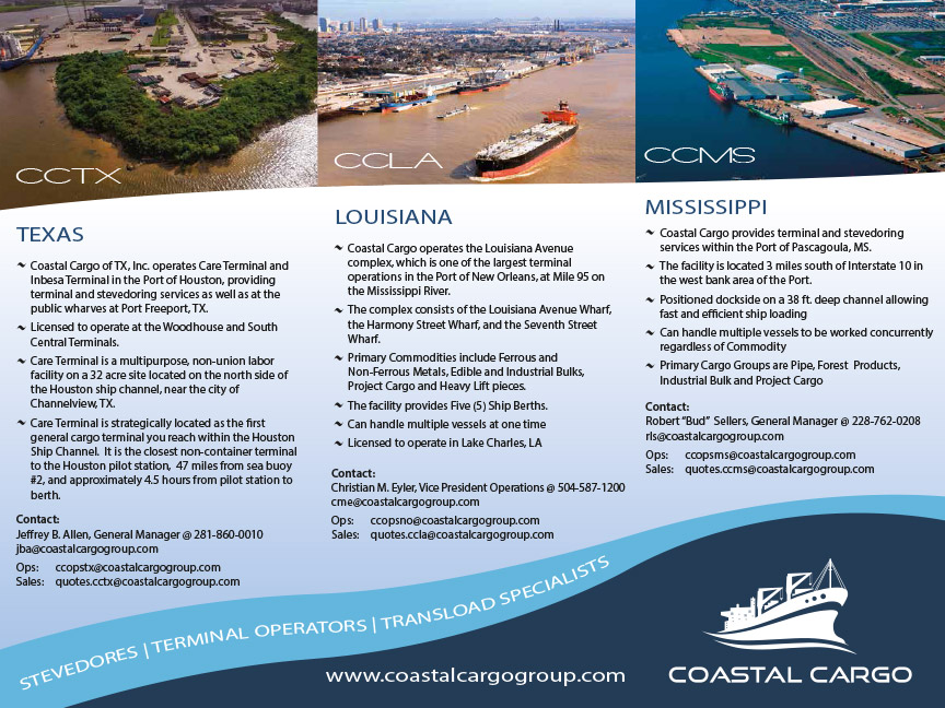 Coastal Cargo brochure