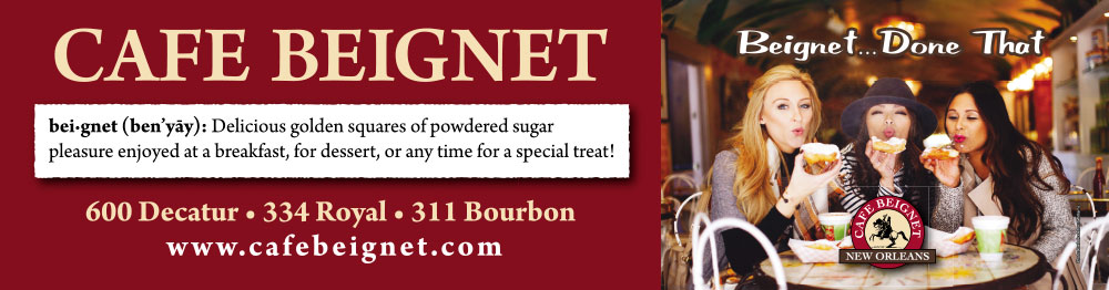 Cafe Beignet streetcar ad