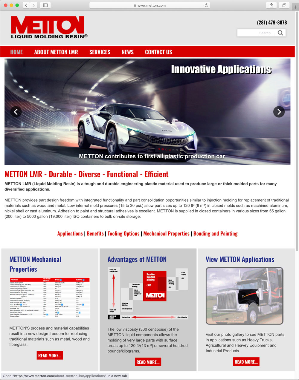 Metton website